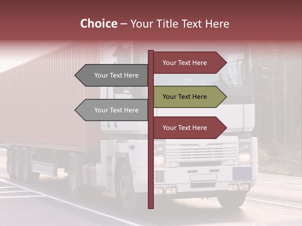Zoom Blank Transportation PowerPoint Template