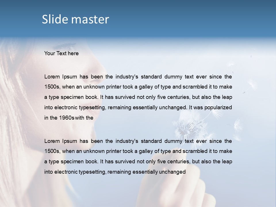 Teen Nature Young PowerPoint Template