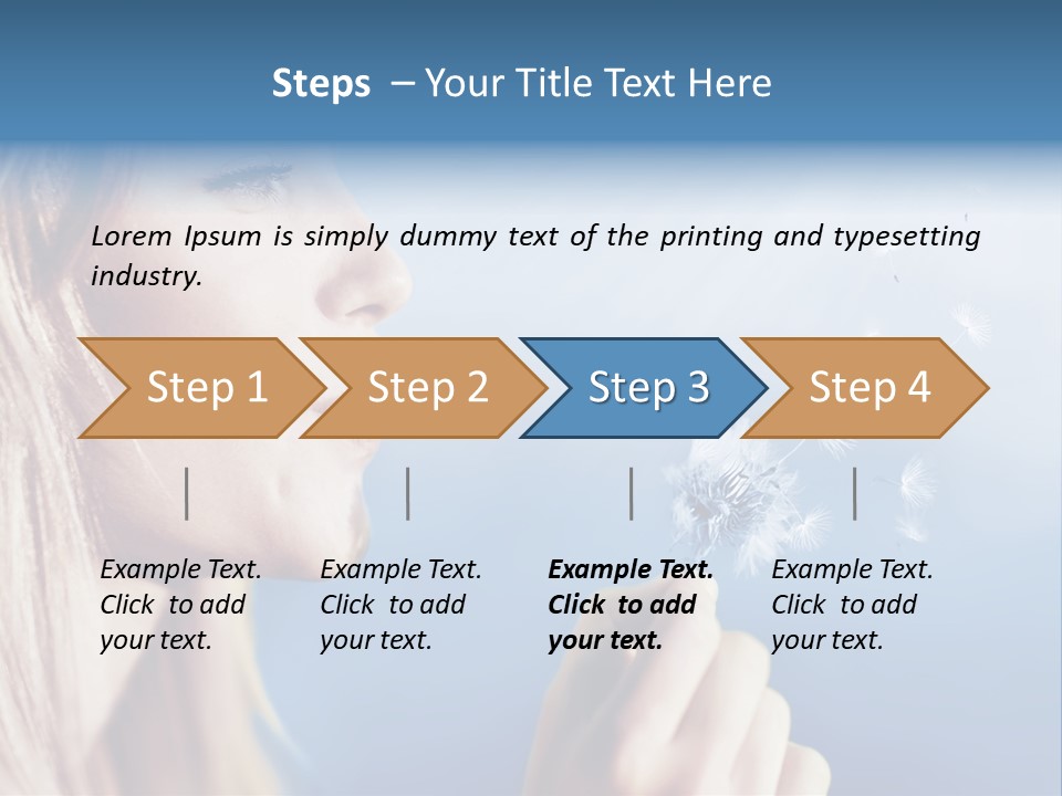 Teen Nature Young PowerPoint Template