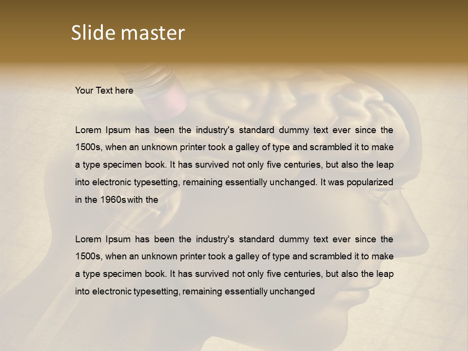 Thinking Analyze Intelligence PowerPoint Template