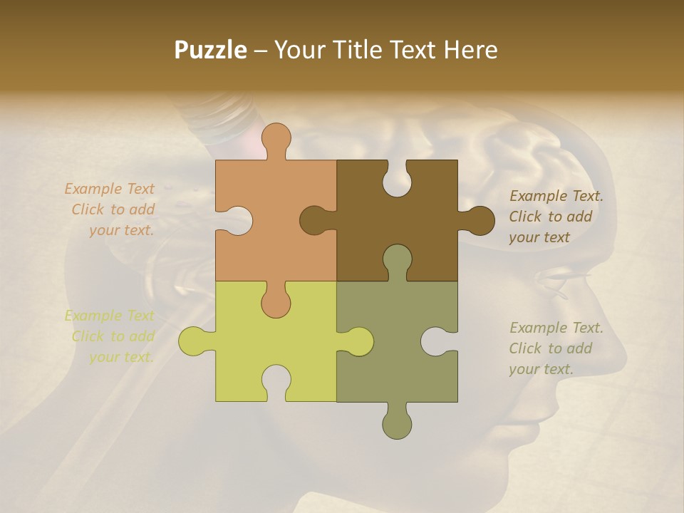 Thinking Analyze Intelligence PowerPoint Template