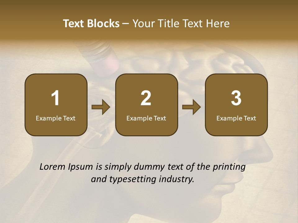 Thinking Analyze Intelligence PowerPoint Template
