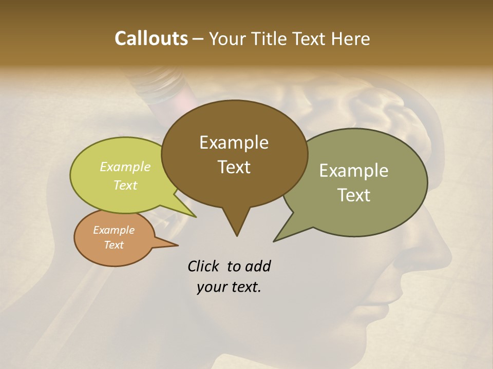 Thinking Analyze Intelligence PowerPoint Template
