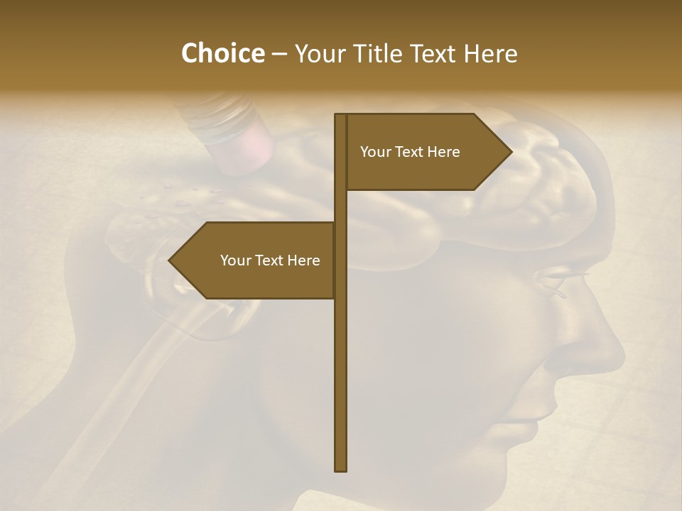 Thinking Analyze Intelligence PowerPoint Template