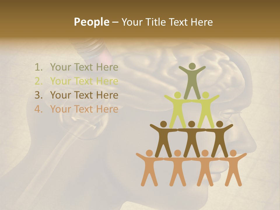 Thinking Analyze Intelligence PowerPoint Template