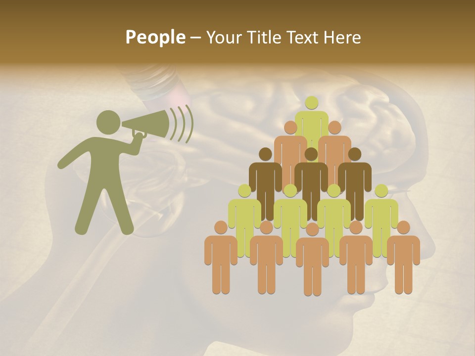 Thinking Analyze Intelligence PowerPoint Template