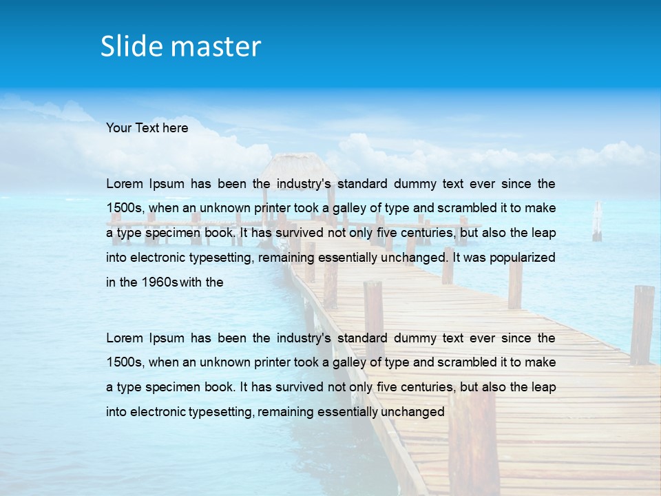 Leisure Vacation Hotel PowerPoint Template