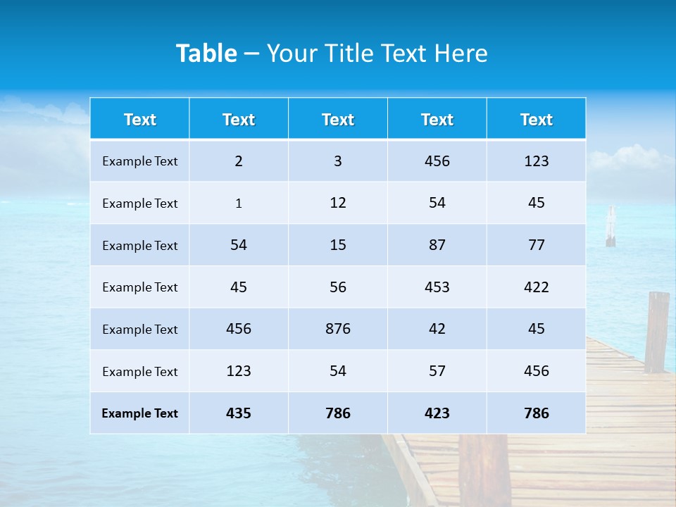 Leisure Vacation Hotel PowerPoint Template