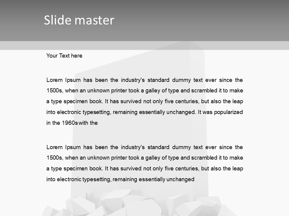 Break Demolish Background PowerPoint Template