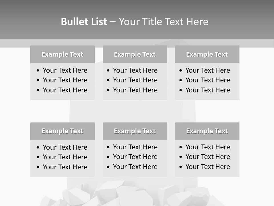 Break Demolish Background PowerPoint Template