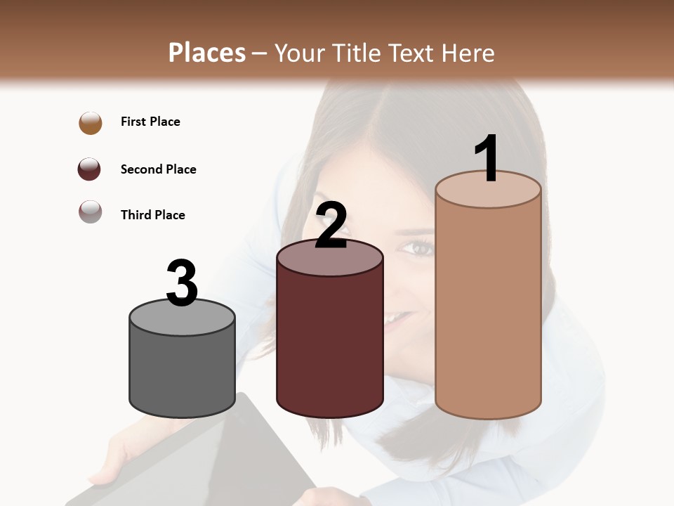 Display Sign Caucasian PowerPoint Template