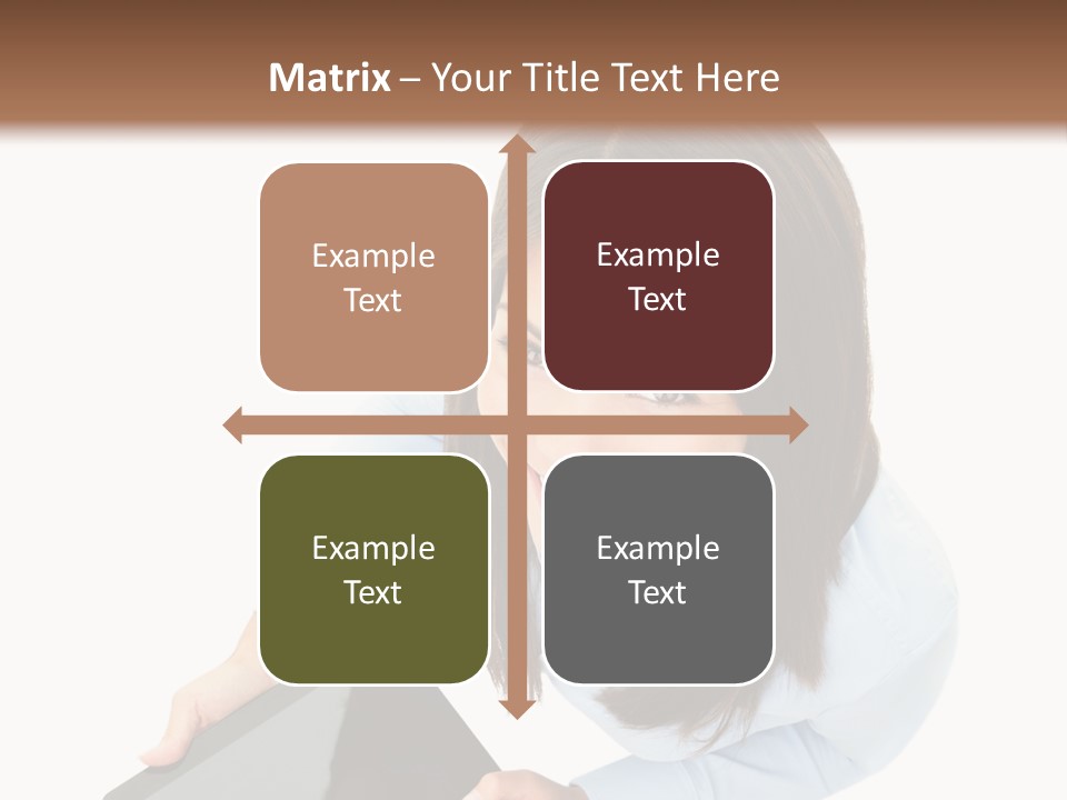 Display Sign Caucasian PowerPoint Template