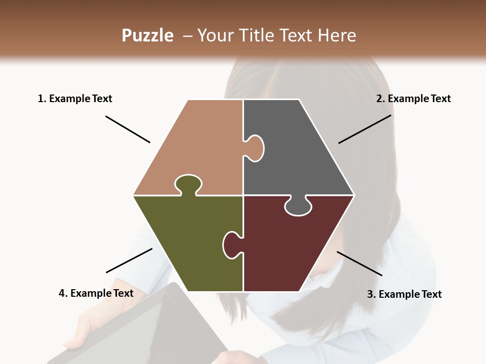 Display Sign Caucasian PowerPoint Template