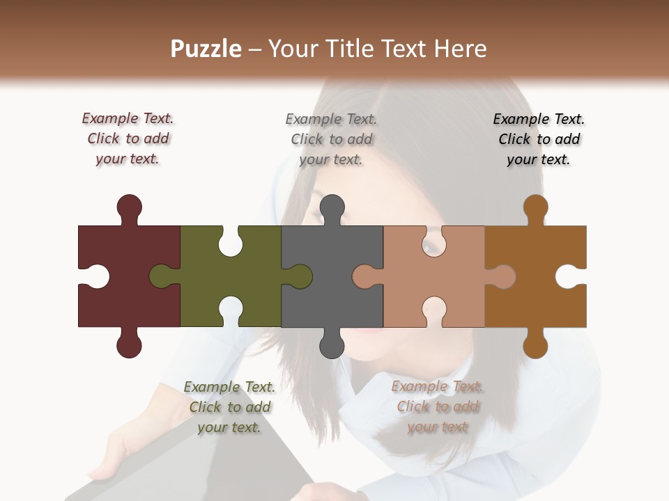 Display Sign Caucasian PowerPoint Template