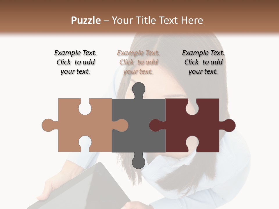 Display Sign Caucasian PowerPoint Template