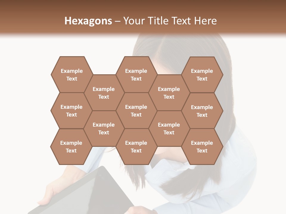 Display Sign Caucasian PowerPoint Template