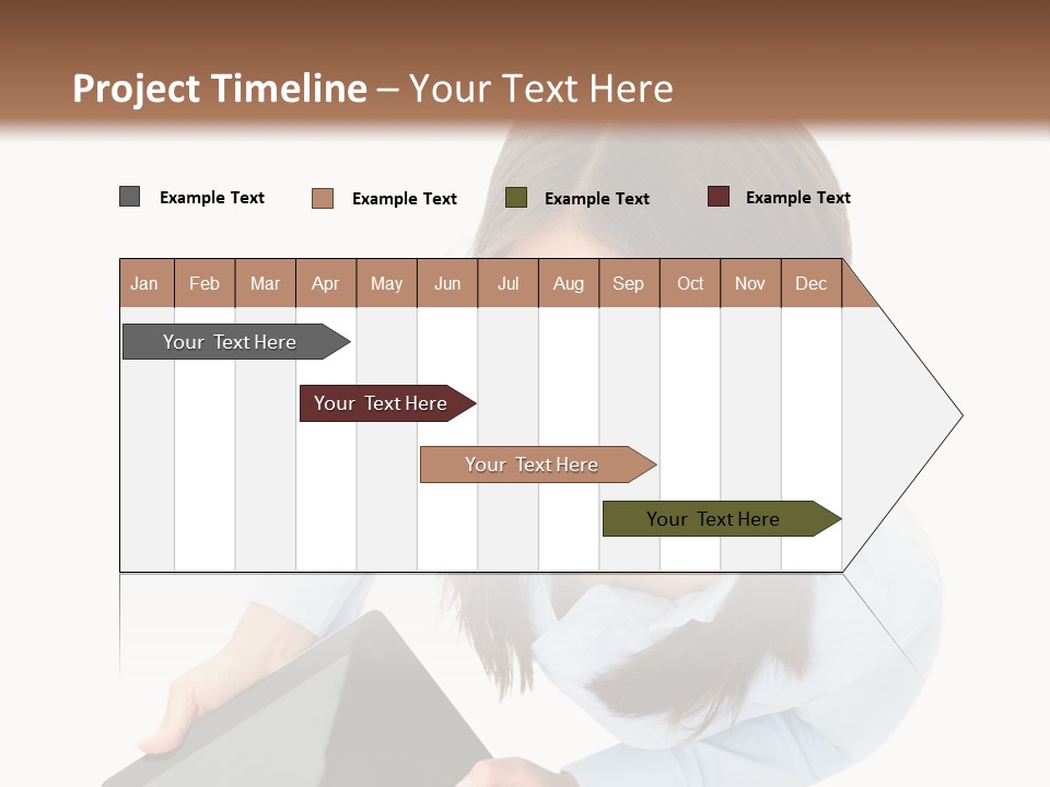 Display Sign Caucasian PowerPoint Template