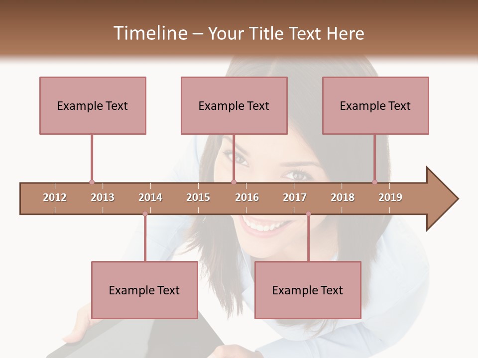 Display Sign Caucasian PowerPoint Template