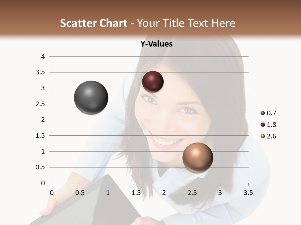 Display Sign Caucasian PowerPoint Template