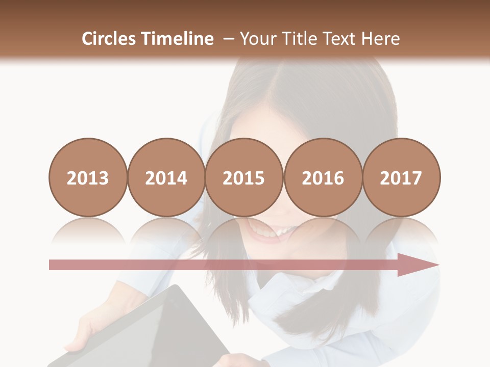 Display Sign Caucasian PowerPoint Template