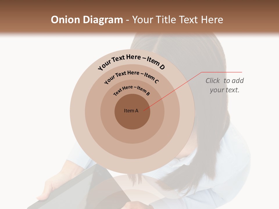 Display Sign Caucasian PowerPoint Template