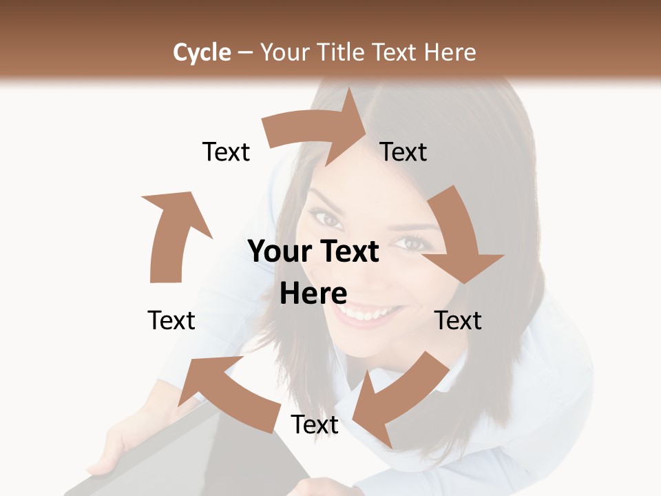 Display Sign Caucasian PowerPoint Template