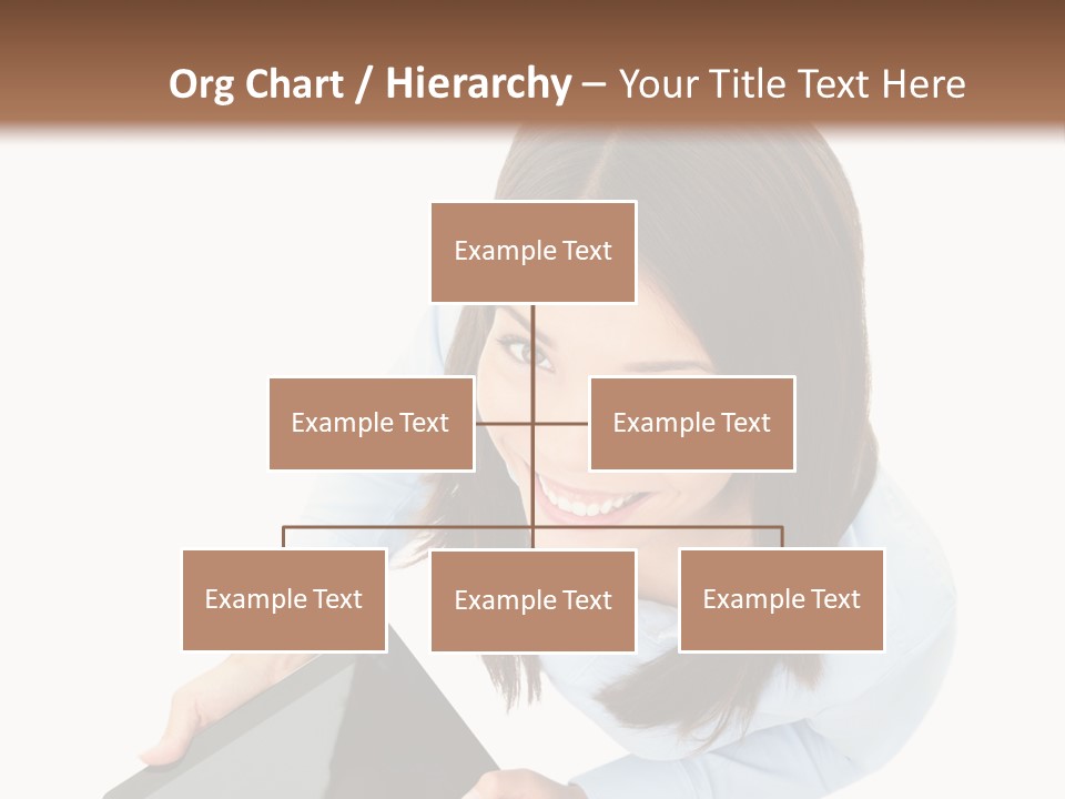 Display Sign Caucasian PowerPoint Template