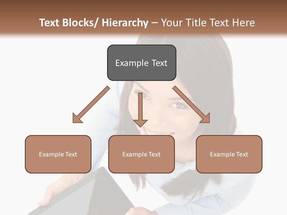 Display Sign Caucasian PowerPoint Template