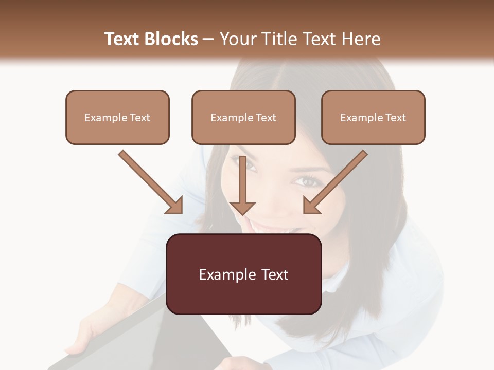 Display Sign Caucasian PowerPoint Template