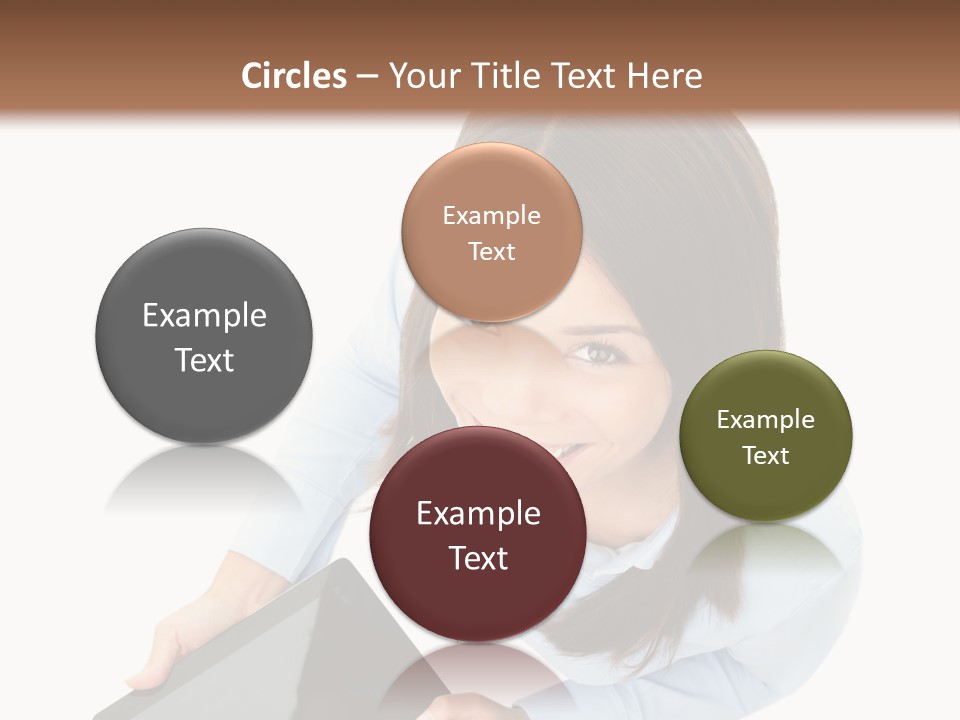 Display Sign Caucasian PowerPoint Template