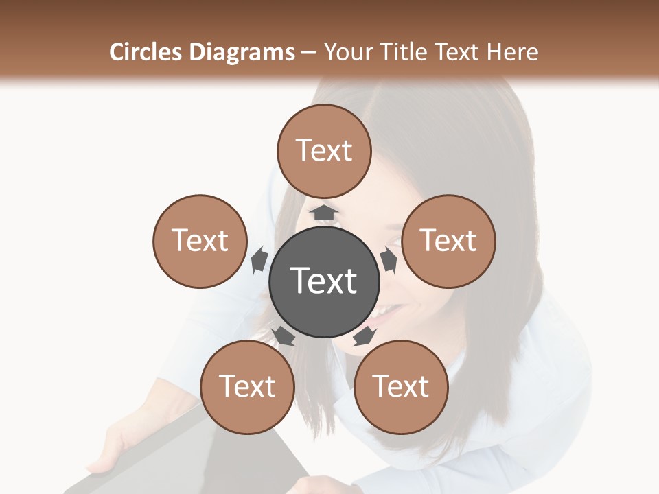 Display Sign Caucasian PowerPoint Template