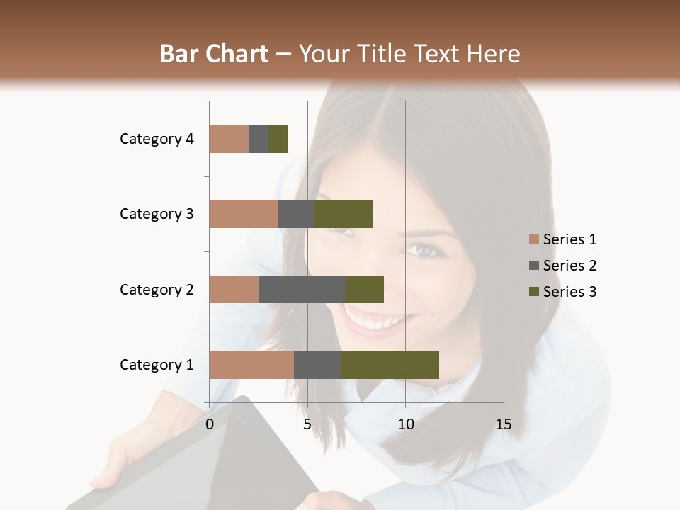 Display Sign Caucasian PowerPoint Template