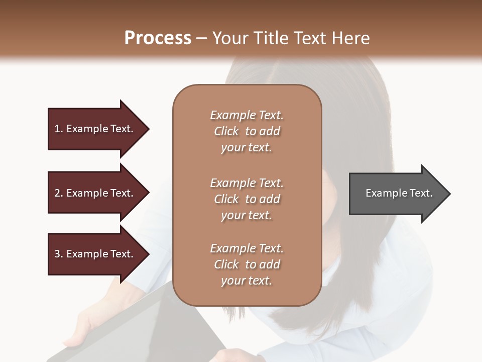Display Sign Caucasian PowerPoint Template