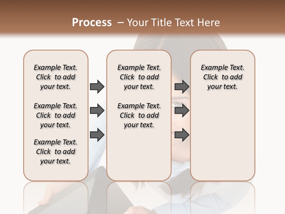 Display Sign Caucasian PowerPoint Template