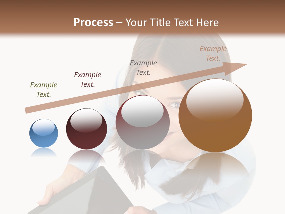 Display Sign Caucasian PowerPoint Template