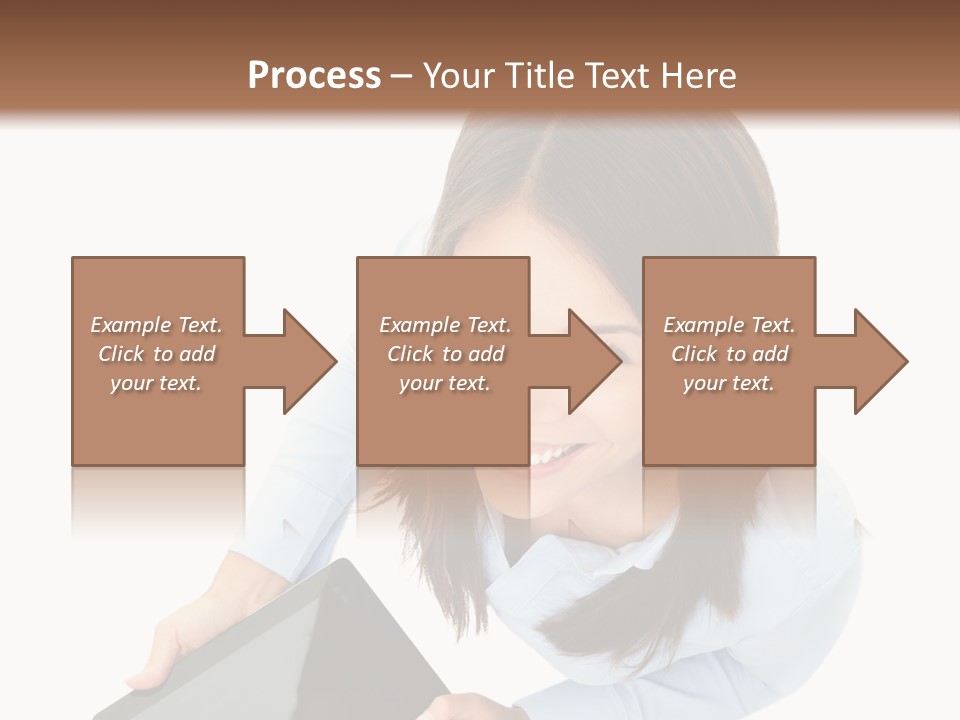 Display Sign Caucasian PowerPoint Template