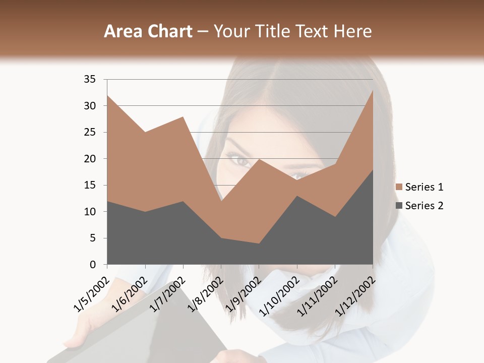 Display Sign Caucasian PowerPoint Template