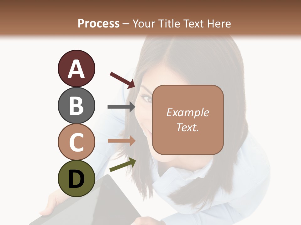 Display Sign Caucasian PowerPoint Template