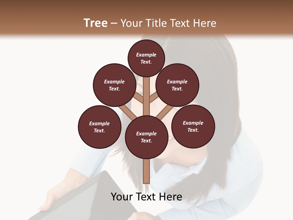 Display Sign Caucasian PowerPoint Template