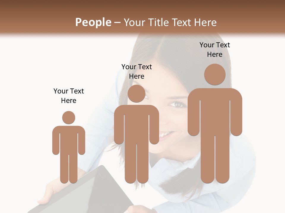 Display Sign Caucasian PowerPoint Template