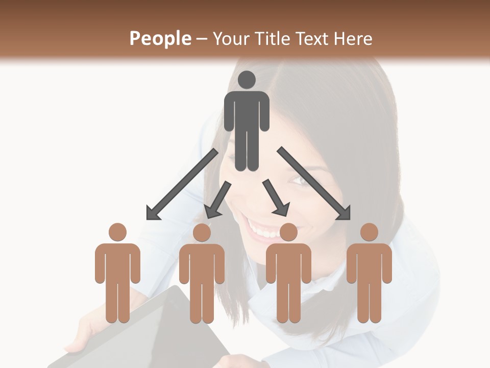 Display Sign Caucasian PowerPoint Template