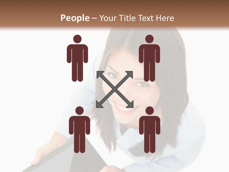 Display Sign Caucasian PowerPoint Template