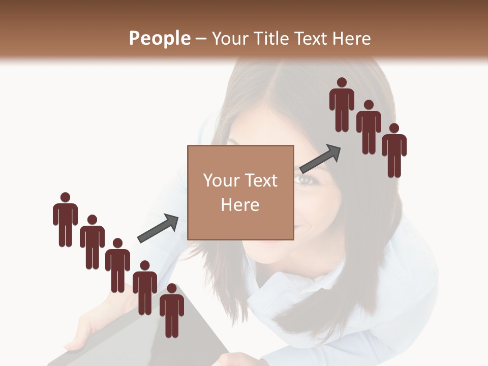 Display Sign Caucasian PowerPoint Template