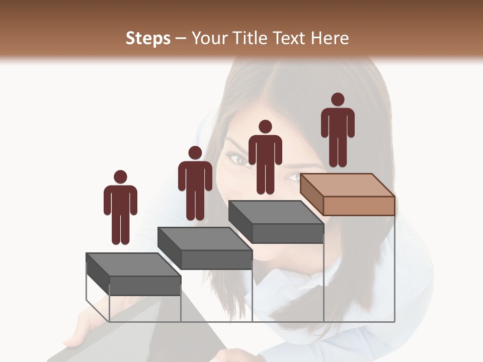 Display Sign Caucasian PowerPoint Template