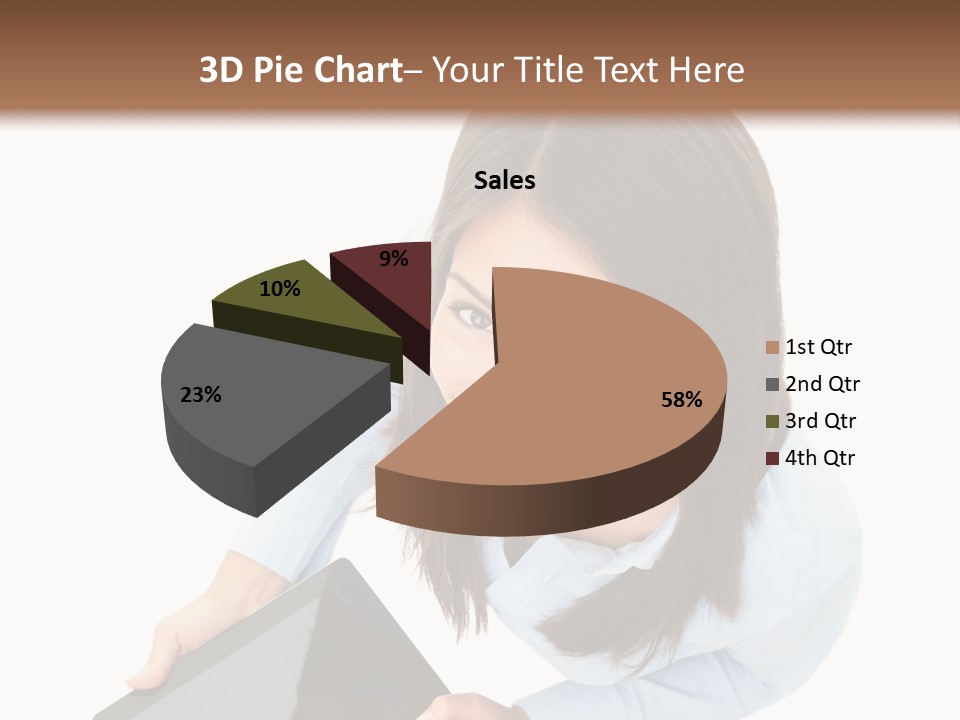 Display Sign Caucasian PowerPoint Template