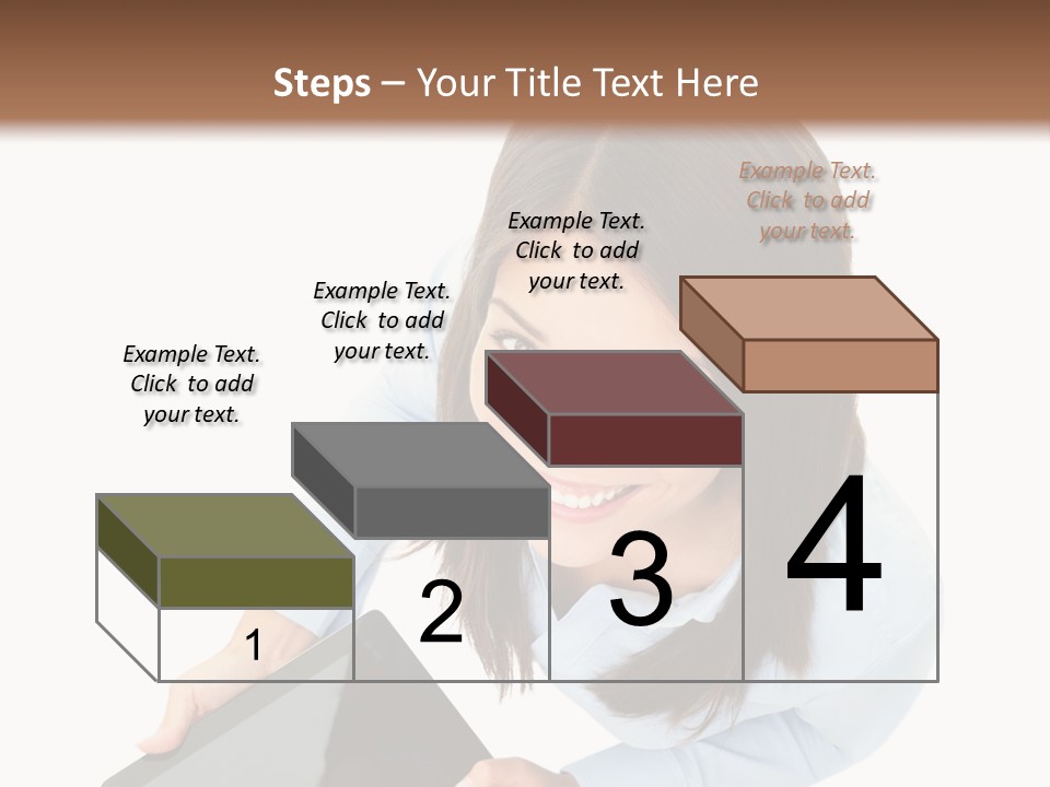 Display Sign Caucasian PowerPoint Template
