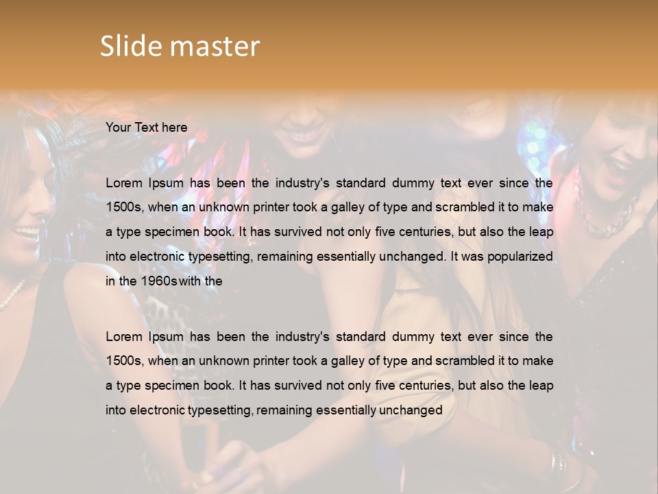 Fun Fashionable Lifestyle PowerPoint Template