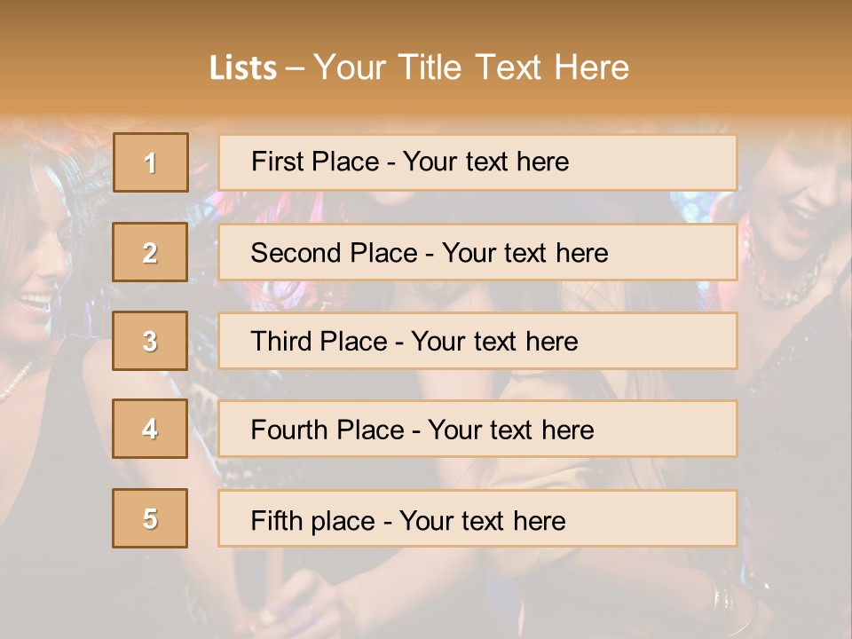 Fun Fashionable Lifestyle PowerPoint Template