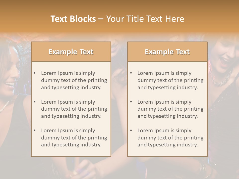 Fun Fashionable Lifestyle PowerPoint Template