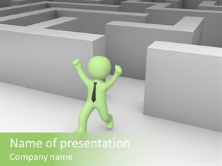 End Metaphor Attainment PowerPoint Template